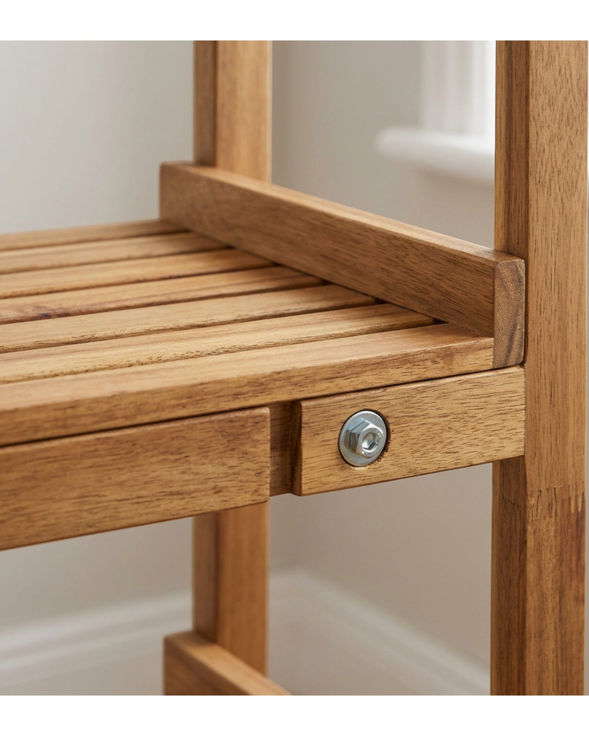 Bomzx Acacia Staggered Plant Stand 6 Platform 105 cm - Detail view