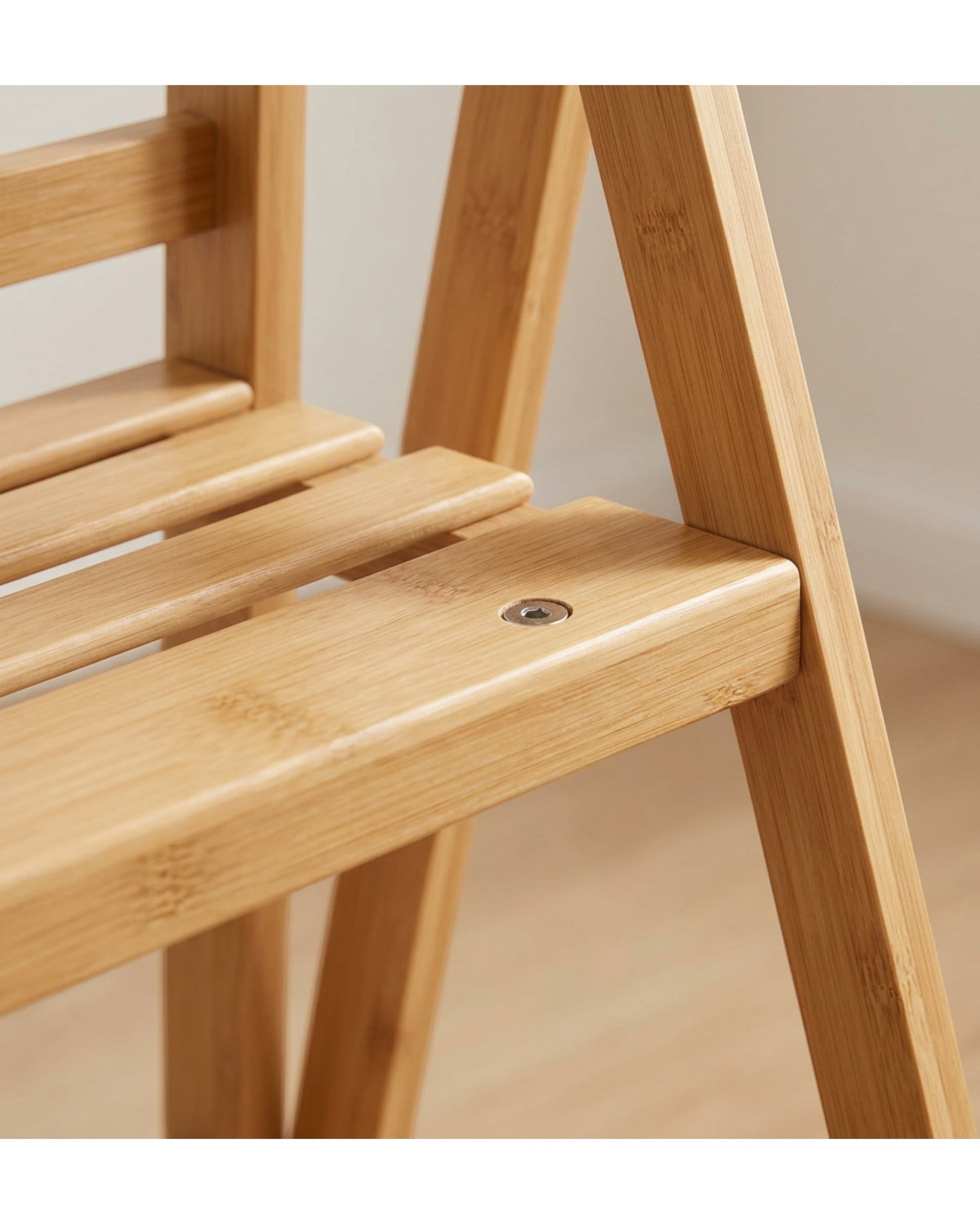 Bomzx Bamboo A Frame Plant Stand 3 Tier 90 cm - Detail view